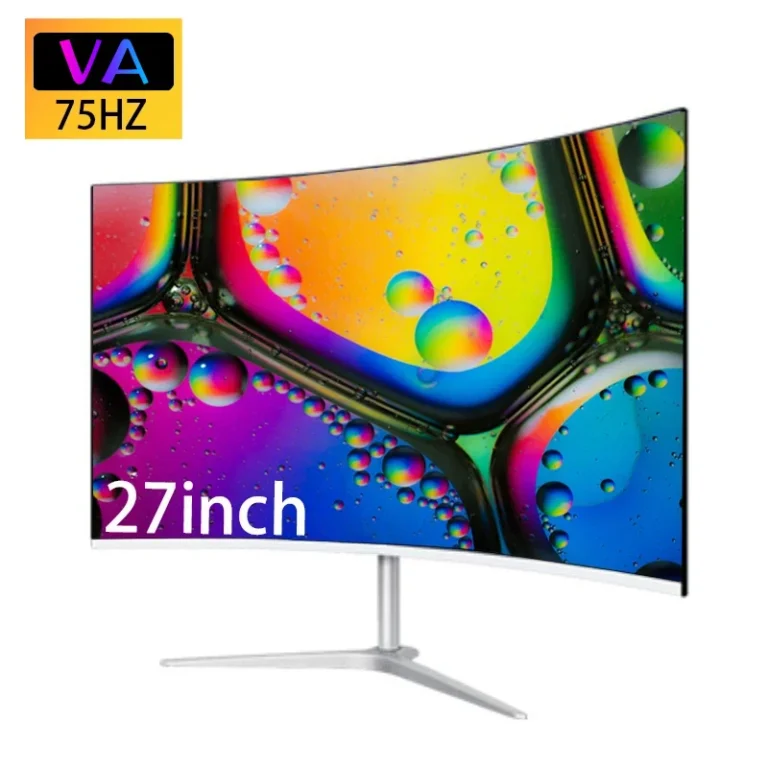 27 inch curved gaming monitor front view
