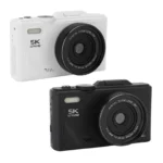 Digital camera with smile detection feature displayed