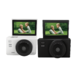 75MP 5K mirrorless digital camera with 3 inch screen front view