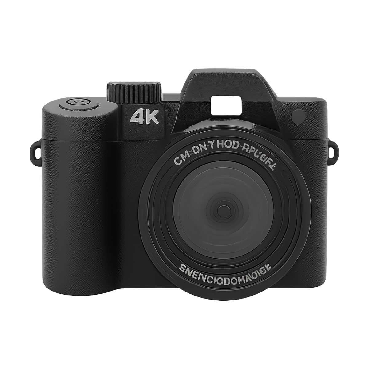 4K 48MP Mirrorless Camera with 16X Zoom 32GB Memory Card Travel Camera for Photography Filming 4K Camera for Photography-bg-clean Front view of 4K 48MP mirrorless camera with 16X zoom