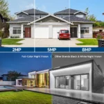 8MP 4K outdoor POE bullet security camera with night vision active