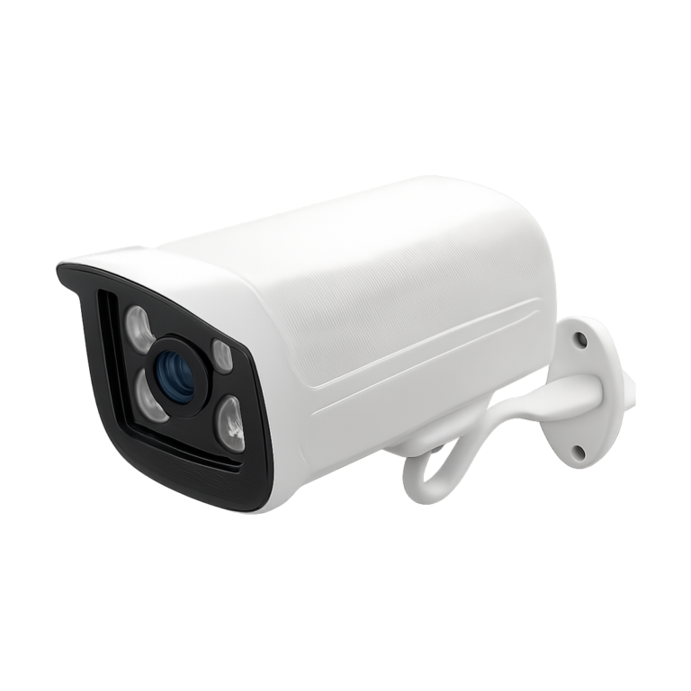 8MP 4K POE outdoor IP security camera front view