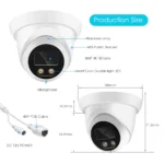 4K 8MP Outdoor POE IP Camera with AI Night Vision - Image 2
