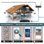 4K 8MP POE IP Bullet Camera with Night Vision & Audio - Image 6