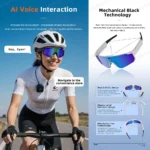 4K AI Smart Cycling Glasses with Camera & Bluetooth Call - Image 5