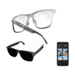 ANENG 4K AI Smart Glasses with 8MP camera and Bluetooth audio