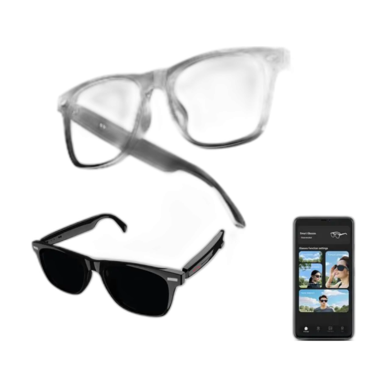 ANENG 4K AI Smart Glasses with 8MP camera and Bluetooth audio