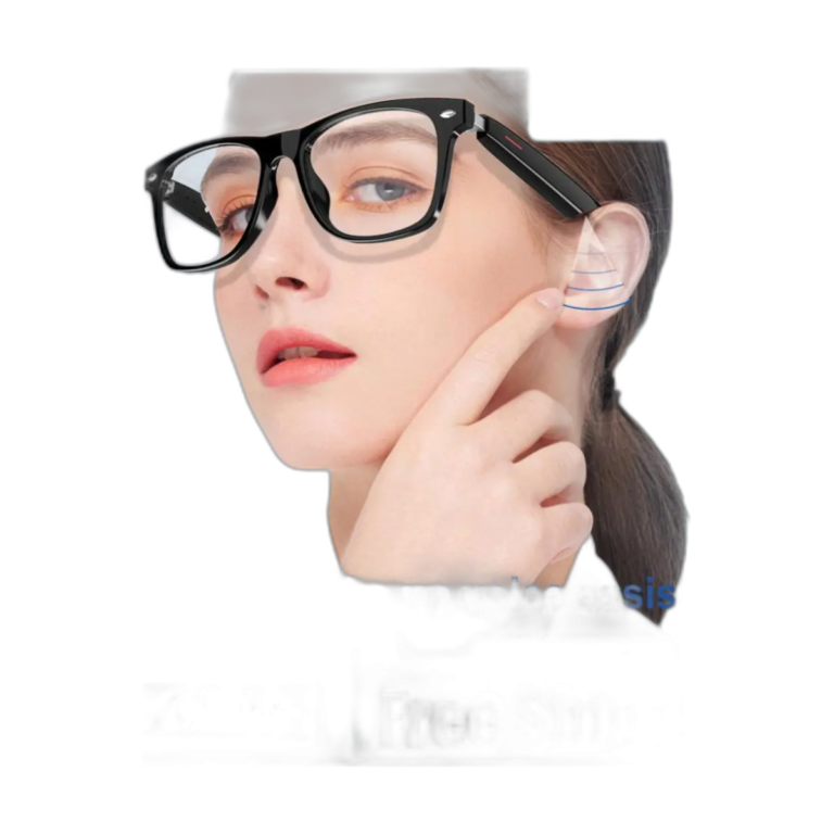 4K smart glasses with 8MP camera and Bluetooth voice control