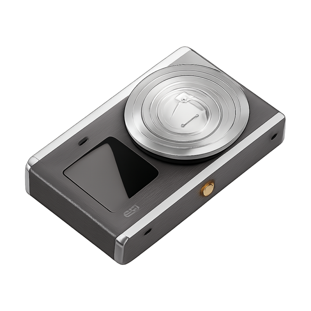 AEVYVKV C23 4K dual screen digital camera front view