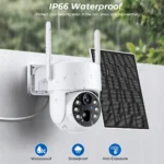4MP WiFi Solar PTZ Outdoor IP Camera with Battery - Image 4
