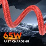 Set of 4 multi-interface USB A to Lightning, Type-C, and Micro USB cables