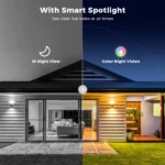 5MP Mini WiFi IP Camera with human detection feature