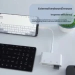 USB-C card reader showing SD and Micro SD card slots