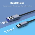 Aluminum alloy shell finish of the 6-in-1 card reader