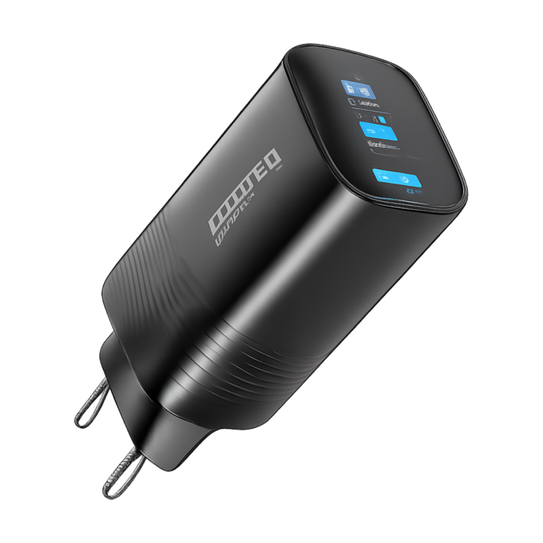 65W GaN USB-C fast charger with QC3.0 and PD3.0 ports