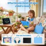 Tablet bundle accessories including writing board and bag