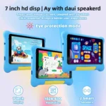 Complete kids tablet set with stylus, headphones, and protective case