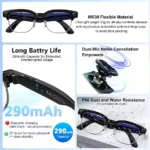 800W Pixel AI Smart Glasses with Video & Bluetooth Call - Image 3