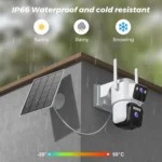 O-Kam Pro app control interface for 8MP solar PTZ wifi camera