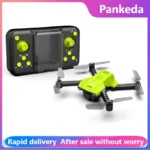 949 Mini RC Drone with 4K camera in black foldable design