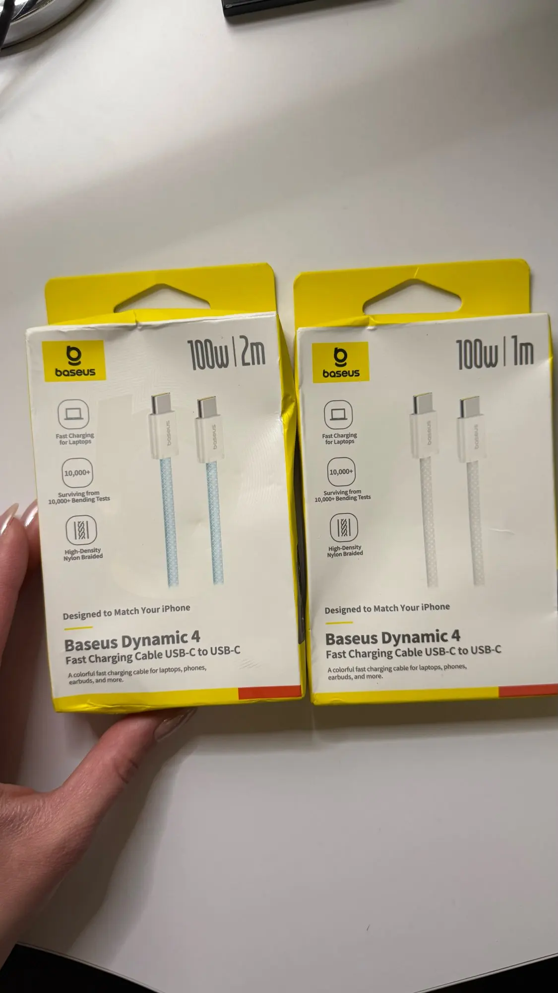 Baseus 100W Type-C to Type-C Fast Charging Cable photo review