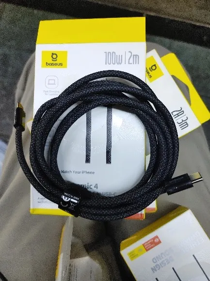 Baseus 100W Type-C to Type-C Fast Charging Cable photo review