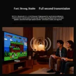 Back ports of ACEMAGIC X3 Mini PC with USB4 and WiFi 6+