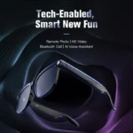 Close-up of 2026 AI Smart Glasses showing dual 8MP cameras