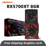 AIBOMAN AMD RX5700XT 8GB GDDR6 graphics card front view