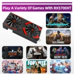 Close-up of AIBOMAN RX5700XT dual fan cooler