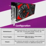 AIBOMAN RX5700XT graphics card showing PCIe connector