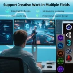 AIBOMAN GTX1660Ti PCI-E 3.0 graphics card closeup