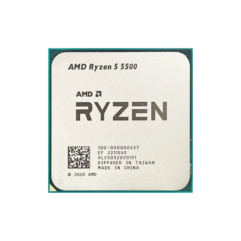 AMD Ryzen 5 5500 CPU side angle