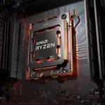 AMD Ryzen 5 7500F desktop gaming processor top view