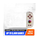 ANBERNIC RG Cube handheld game console with 3.95-inch IPS touchscreen and RGB joystick lighting