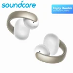 ANKER SoundCore AeroClip earphones displayed with Bluetooth connectivity