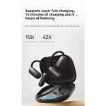 ANKER Soundcore Leap Air earphones worn on ear demonstrating fit