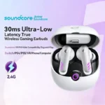 Close-up of ANKER Soundcore VR P10 in-ear earbuds