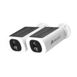 ANRAN 3MP outdoor solar-powered wireless security camera with floodlight and color night vision