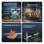 ANYCUBIC Kobra 3 Max Multi-Color 3D Printer 500x420x420mm - Image 3