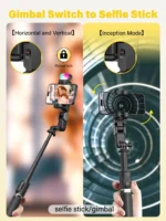 AOCHUAN 1-Axis Gimbal Stabilizer with AI Face Tracking - Image 4