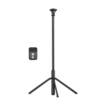 AOCHUAN 1-axis handheld smartphone gimbal stabilizer with fill light and AI face tracking