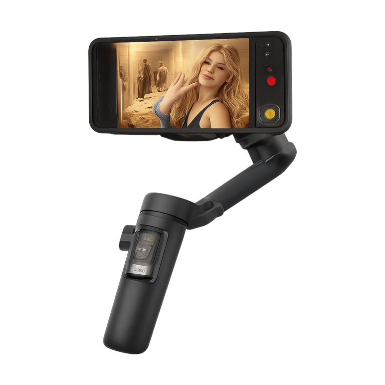 AOCHUAN 3-axis handheld smartphone gimbal stabilizer with AI face tracking