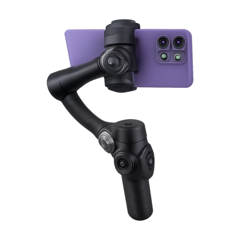 AOCHUAN 3-axis handheld smartphone gimbal stabilizer with SmartXE AI face tracking