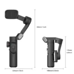 AOCHUAN 3-Axis Smartphone Gimbal with Fill Light - Image 6