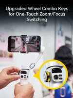 AOCHUAN Smart X2 3-Axis Handheld Gimbal with Extension Rod - Image 4