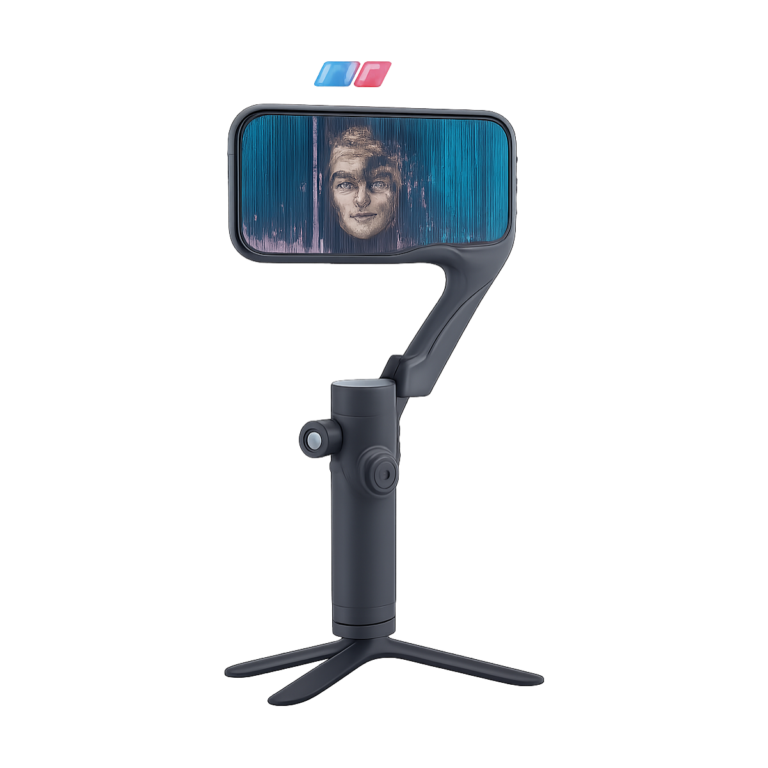 AOCHUAN Smart XE 3-axis handheld gimbal stabilizer for iPhone and Android smartphones with extension rod