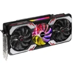 Close-up of ASRock RX 6800 XT PG D 16G OC power connectors