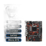 ASUS EX-B250M-V motherboard front view showing ports and slots
