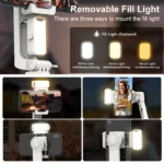 AXNEN A10 Handheld Smartphone Gimbal with Fill Light - Image 2